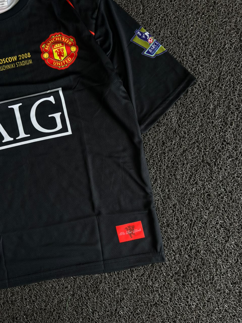 Manchester United 2007–08 UEFA Champions League Final Away Jersey – Cristiano Ronaldo #7 – Five Sleeve