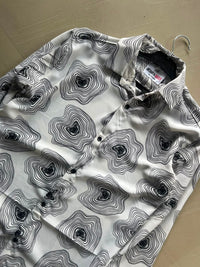 Premium Floral Print Button-Up Shirt