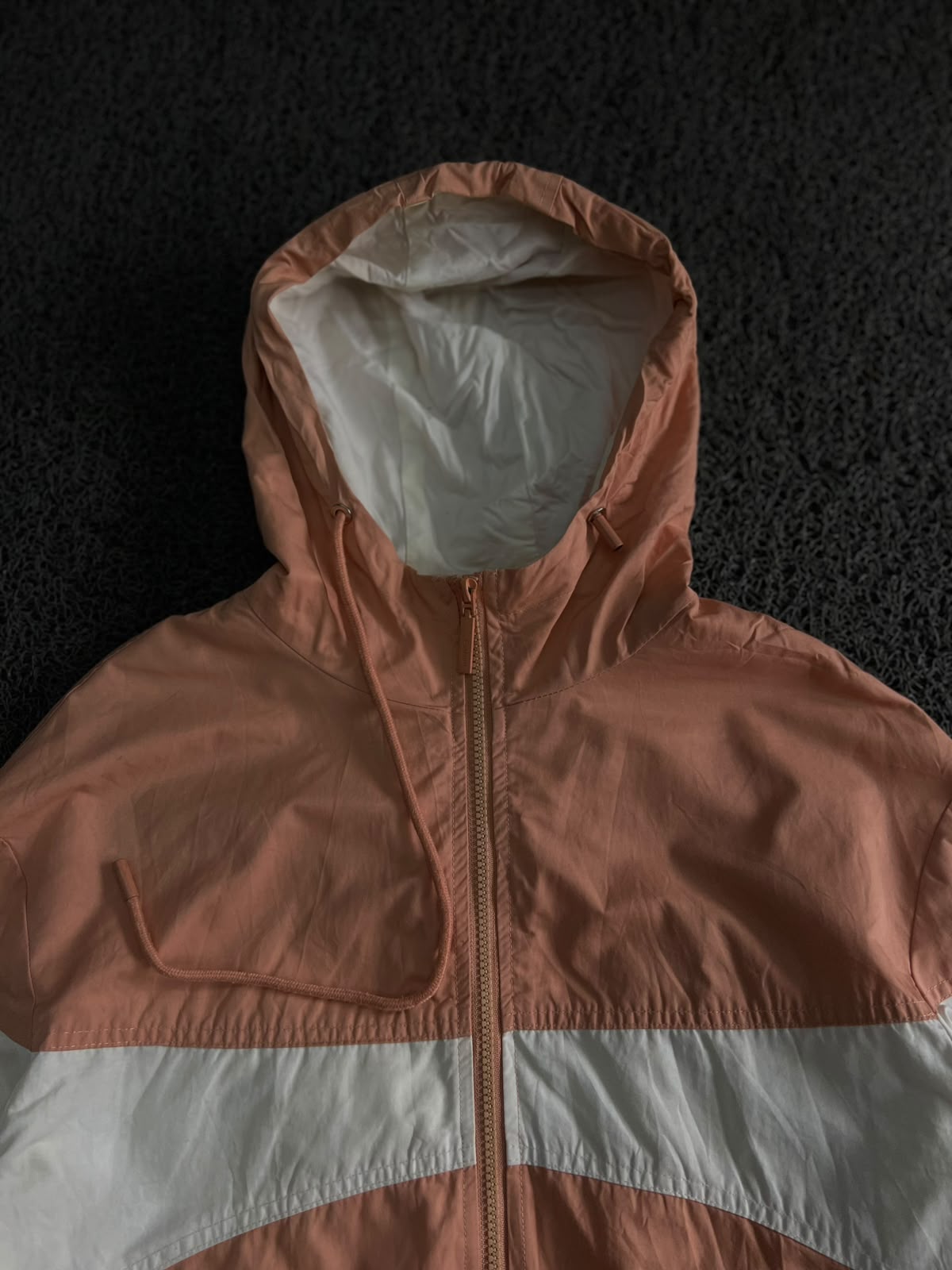 Colorblock Hooded Windbreaker Jacket
