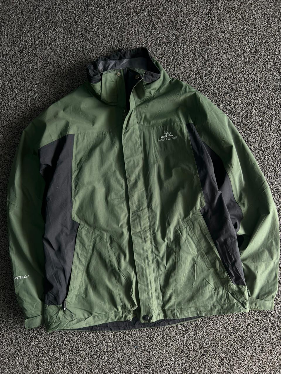 Hooded Waterproof Outdoor Jacket – Full Zip Windbreaker