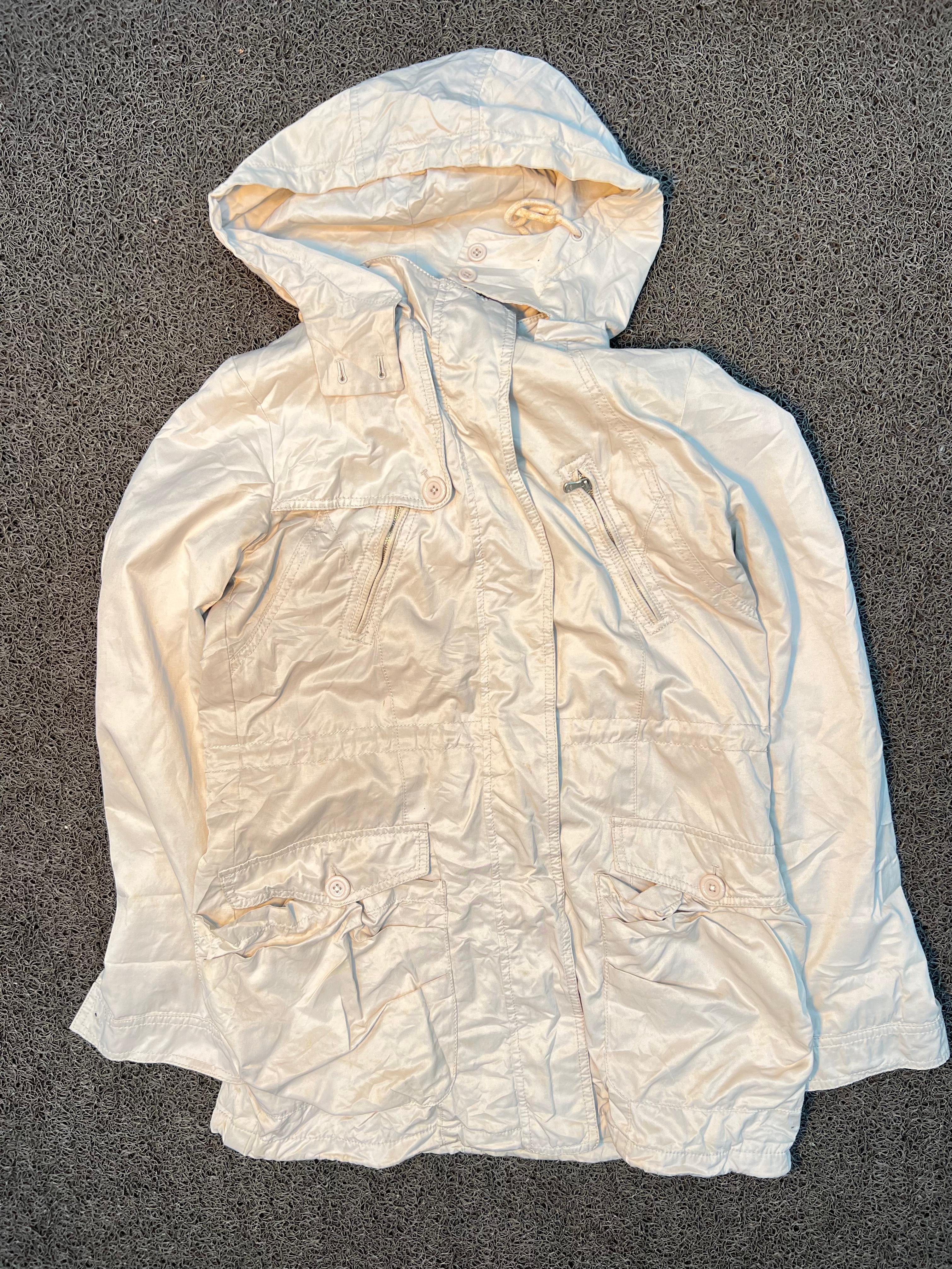 Hooded Utility Jacket – Lightweight Zip-Up Windbreaker with Multi-Pocket Design