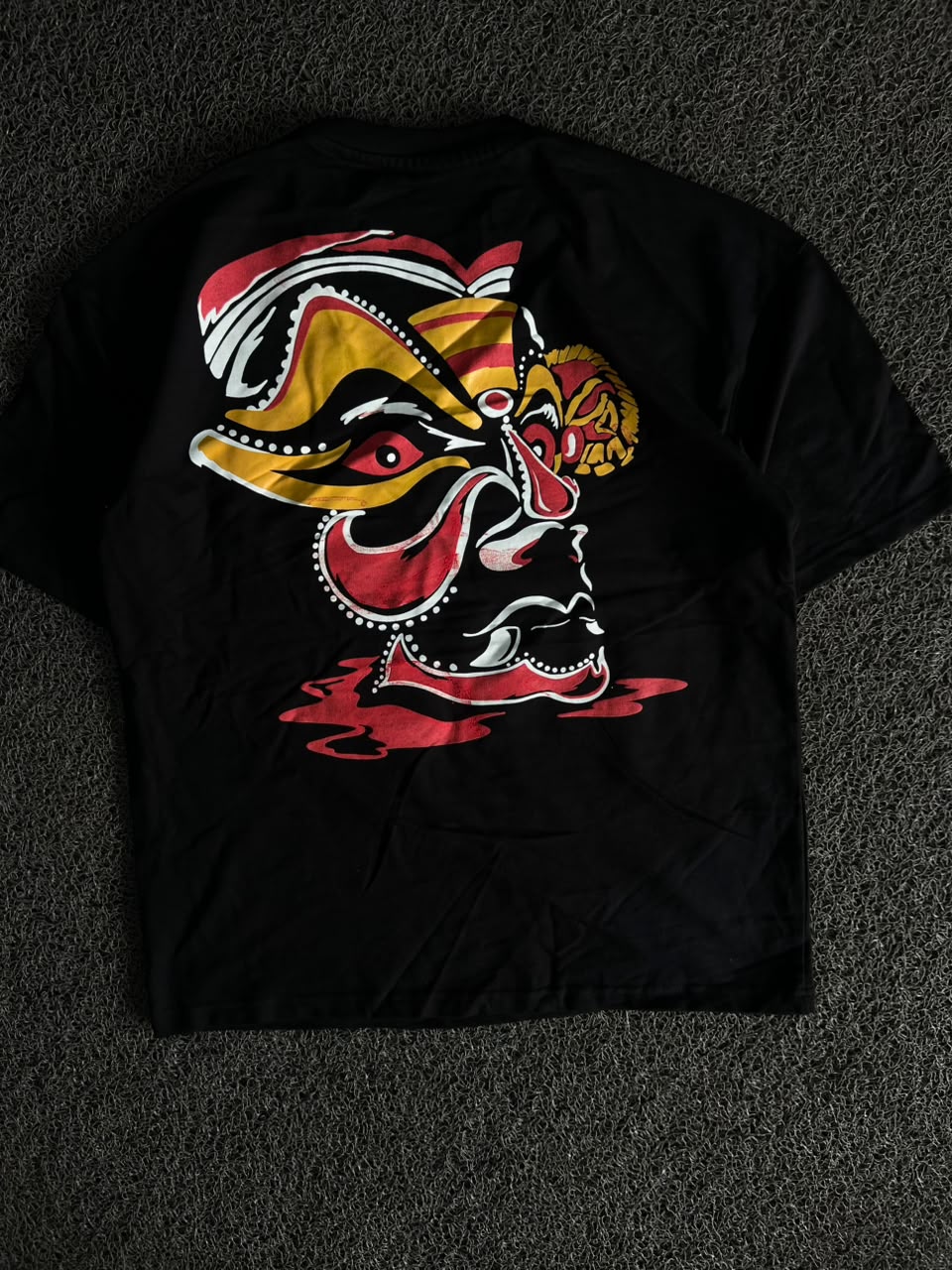Rawdhram Oversized Black T-Shirt Graphic