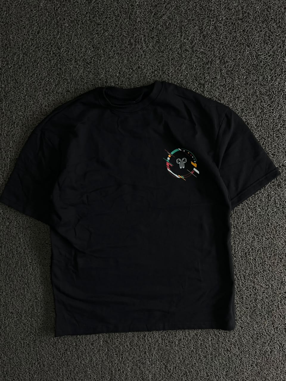 Graphic Crew-Neck Short-Sleeve T-Shirt with Chest Print