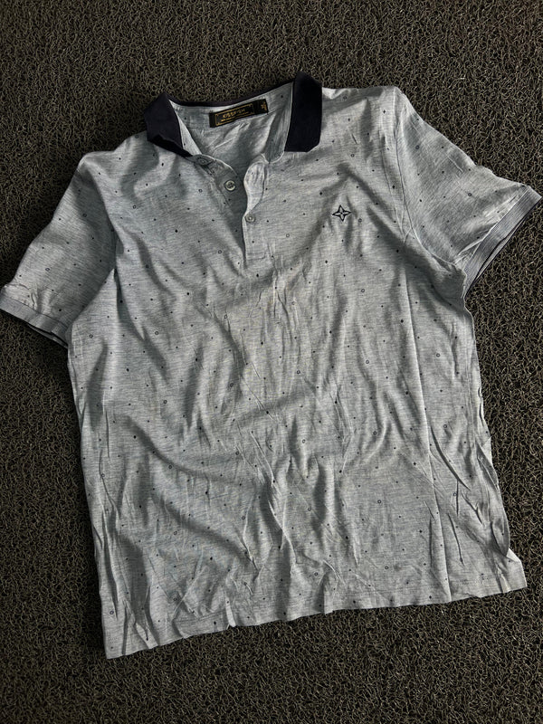 Vintage Kissfish Printed Polo T-Shirt – Men's Casual Short Sleeve