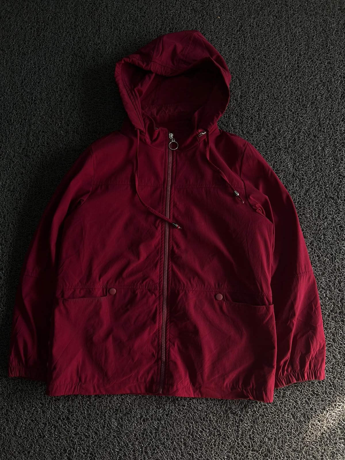 Hooded Windbreaker Jacket – Full Zip Lightweight Outerwear