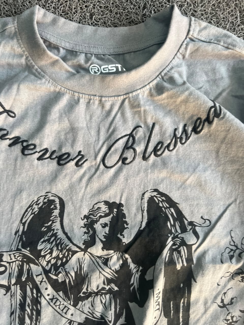 Men’s Forever Blessed Angel Graphic T-Shirt