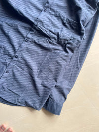 Men's Ribbed Textured Full Sleeve Casual Shirt