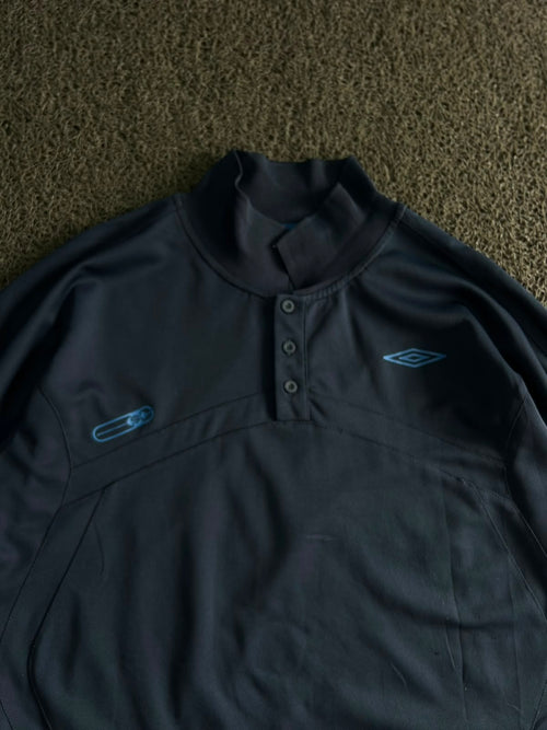 Vintage Umbro SX Climate Control Training Jersey - Navy Blue