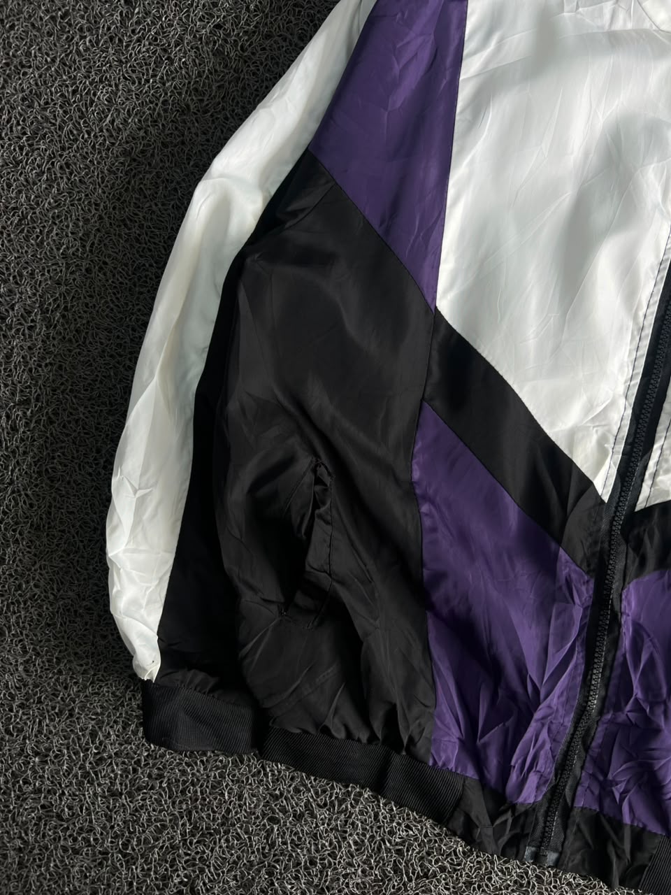 Refusion Colorblock Casual Zip Jacket