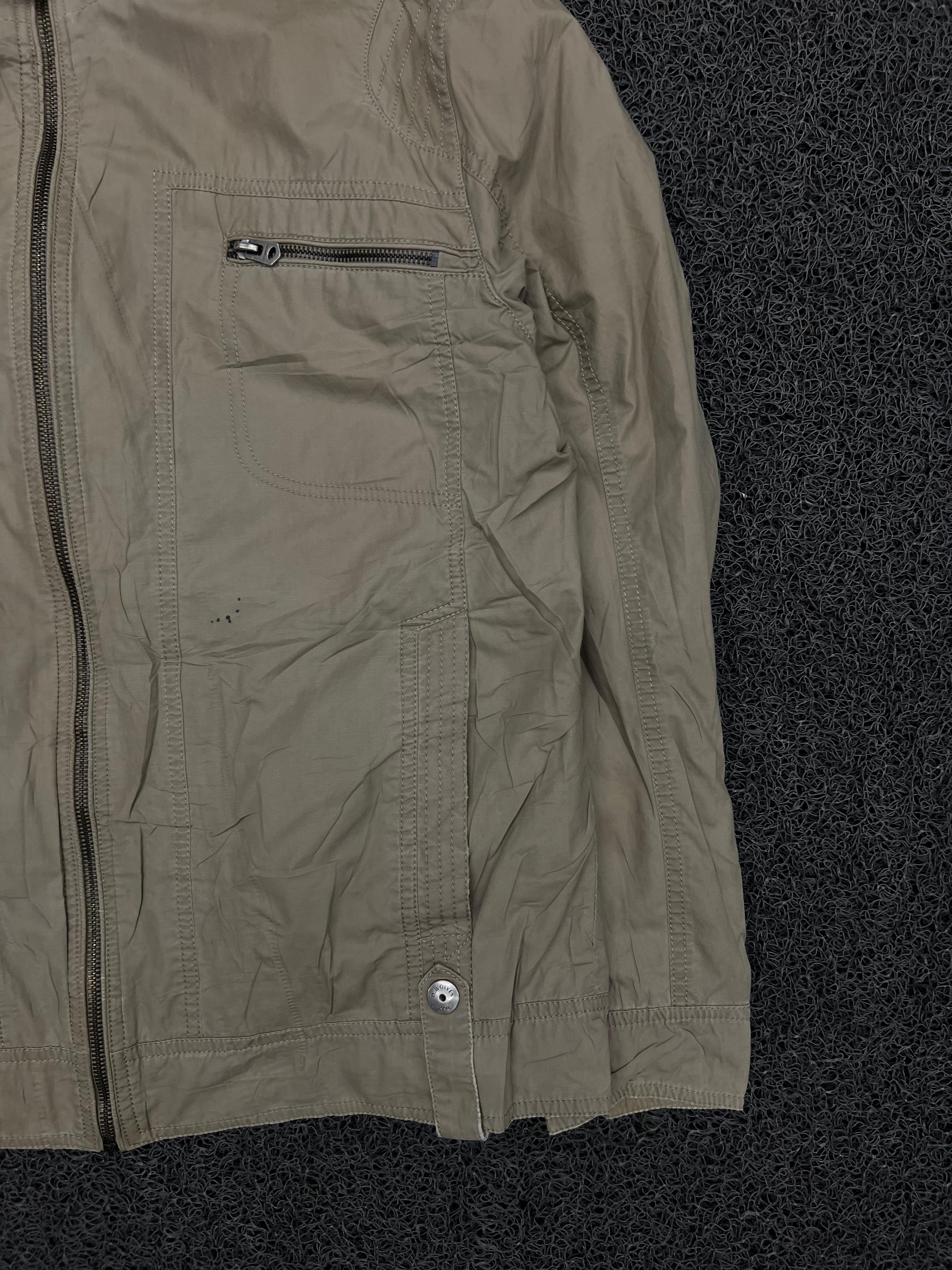 Vintage Utility Zip Jacket – Lightweight Military Style Casual Outerwear