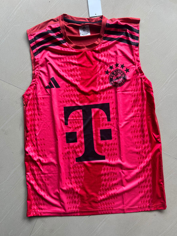 FC Bayern Munich Pink Sleeveless Training Jersey