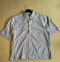 Check Oversized Boxy Half Sleeve Shirt – 8 Ball Back Graphic