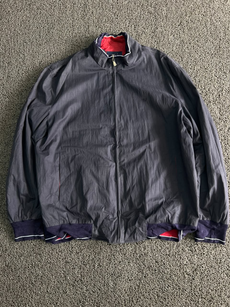 Retro Black Lightweight Bomber Jacket
