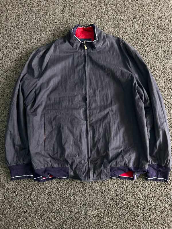 Retro Black Lightweight Bomber Jacket