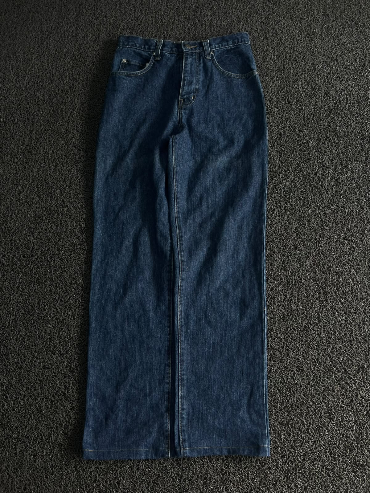 Levi's Dark Blue Wide Leg Denim Jeans – Thrift