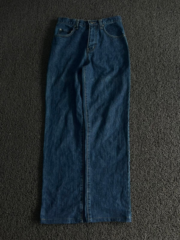 Levi's Dark Blue Wide Leg Denim Jeans – Thrift