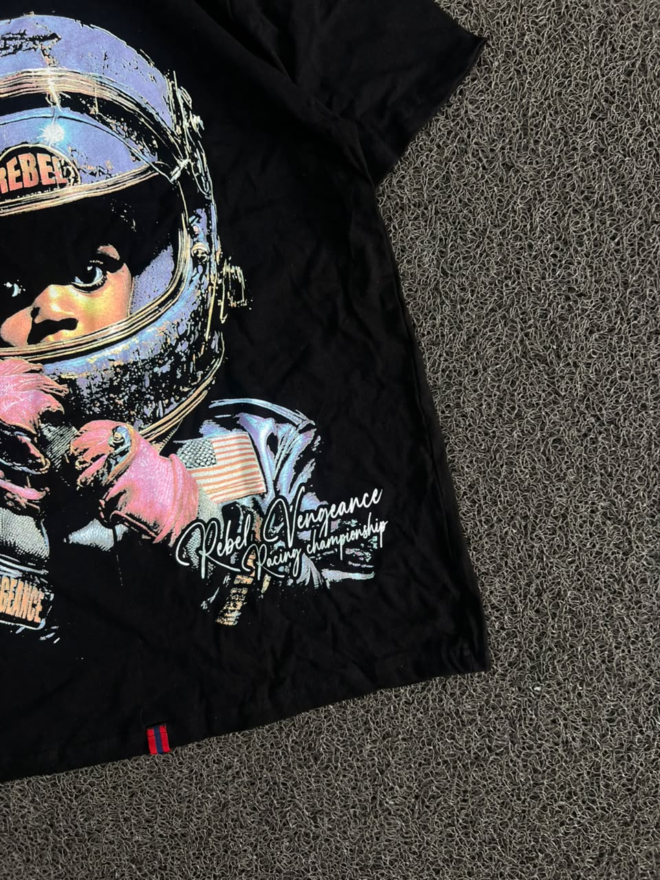 Rebel Vengeance Racing Championship Double-Sided Graphic T-Shirt –Streetwear Tee