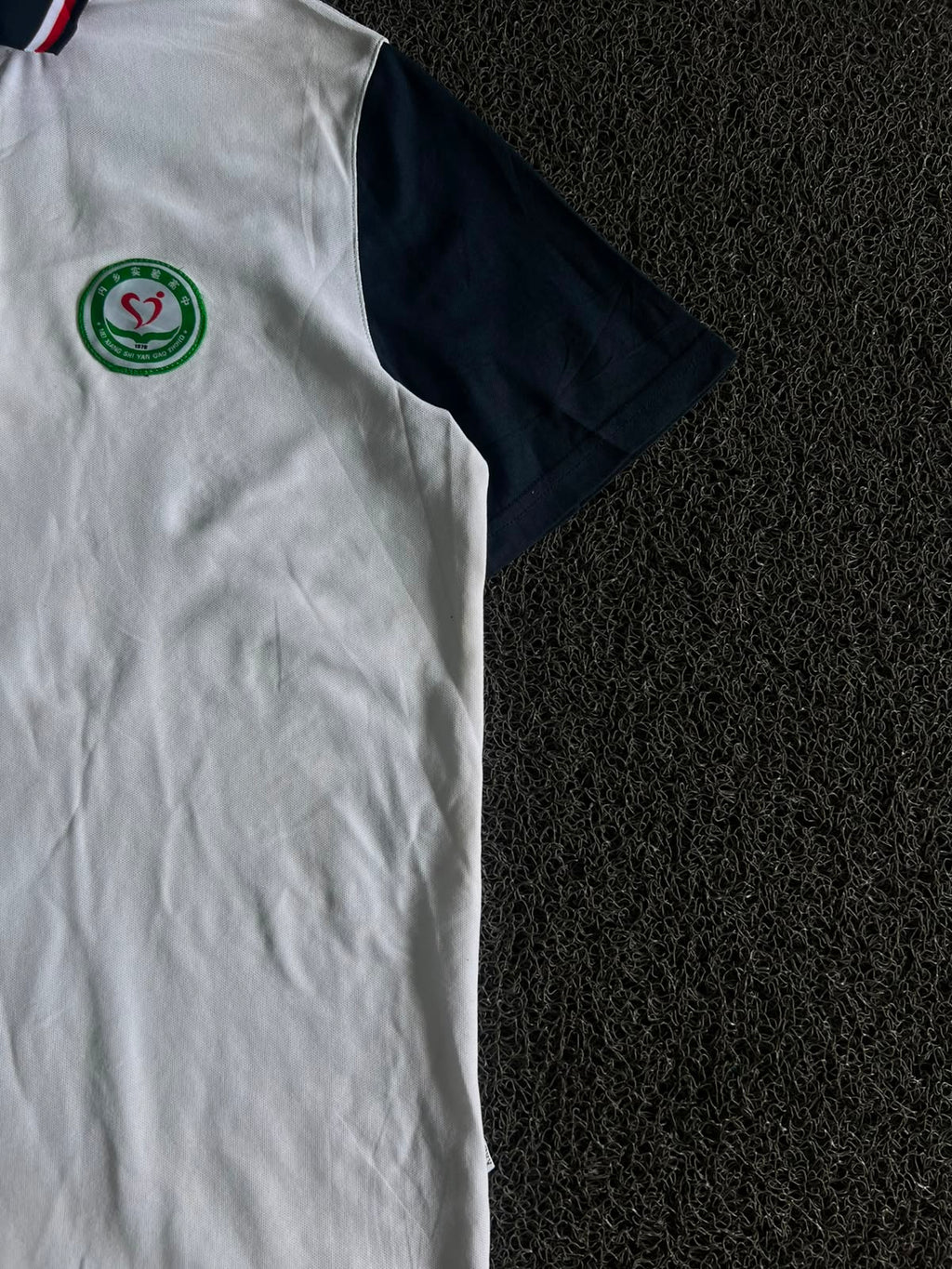 Vintage Polo T-Shirt | Half Sleeve Collared Tee | Embroidered Chest Logo | Casual Regular Fit