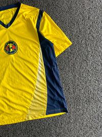 Yellow & Navy Blue Graphic Sports T-Shirt