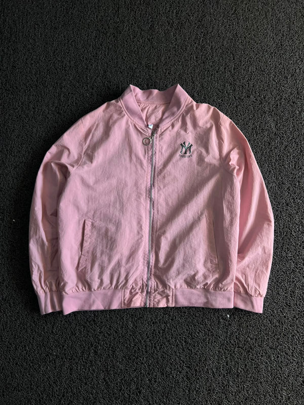 NY Embroidered Lightweight Bomber Jacket