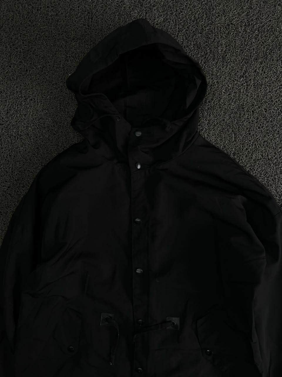 Black Hooded Utility Parka Jacket 🖤