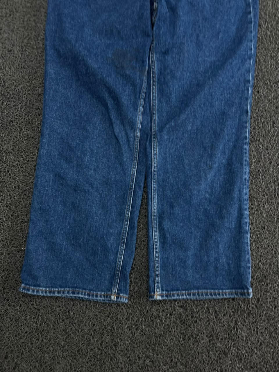 Premium Thrift Blue Straight Leg Jeans
