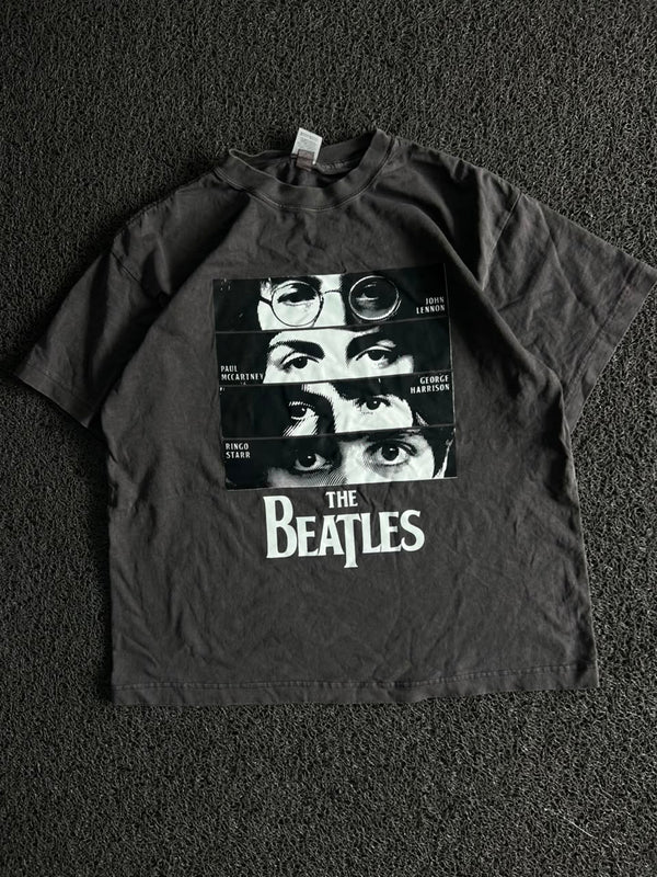 The Beatles Graphic Band T-Shirt – Vintage Style Cotton Tee