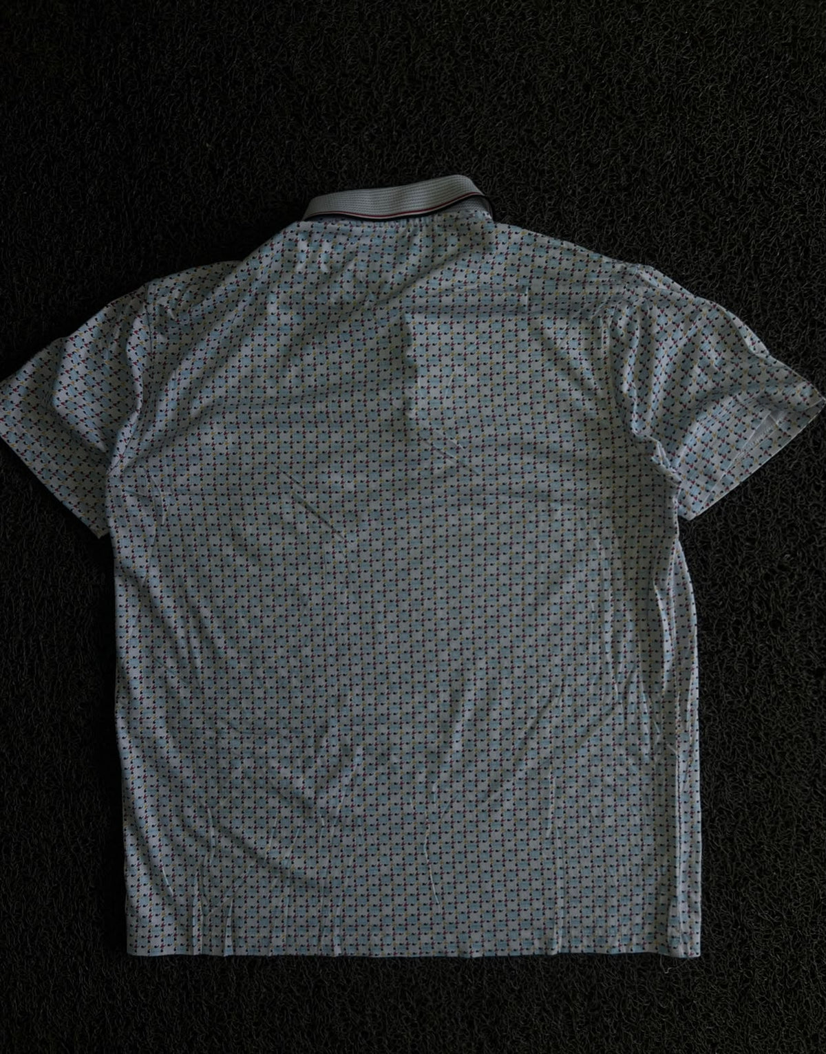 Printed Polo T-Shirt with Collared Neck & Front Pocket