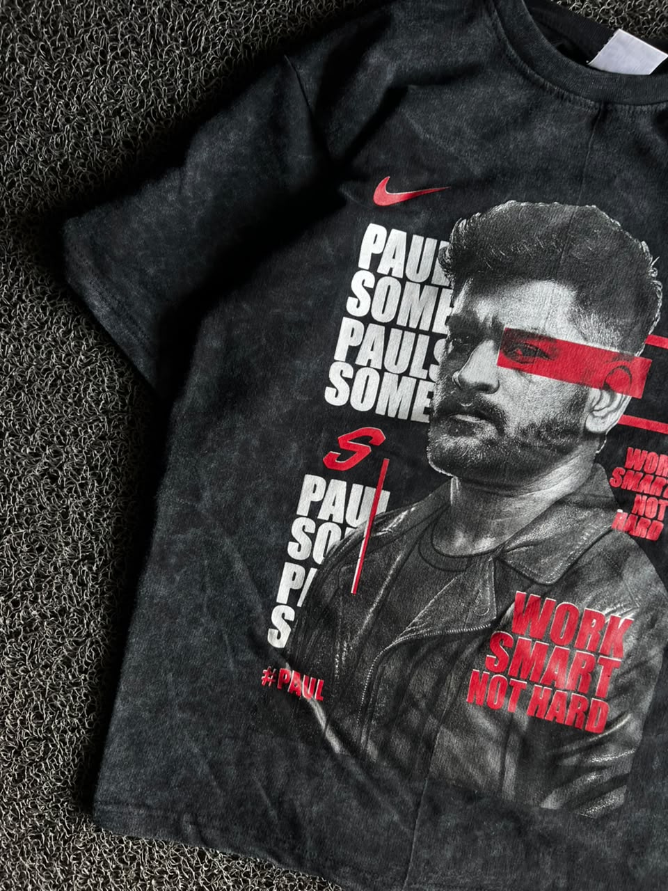 Paul Some Graphic Acid Wash T-Shirt