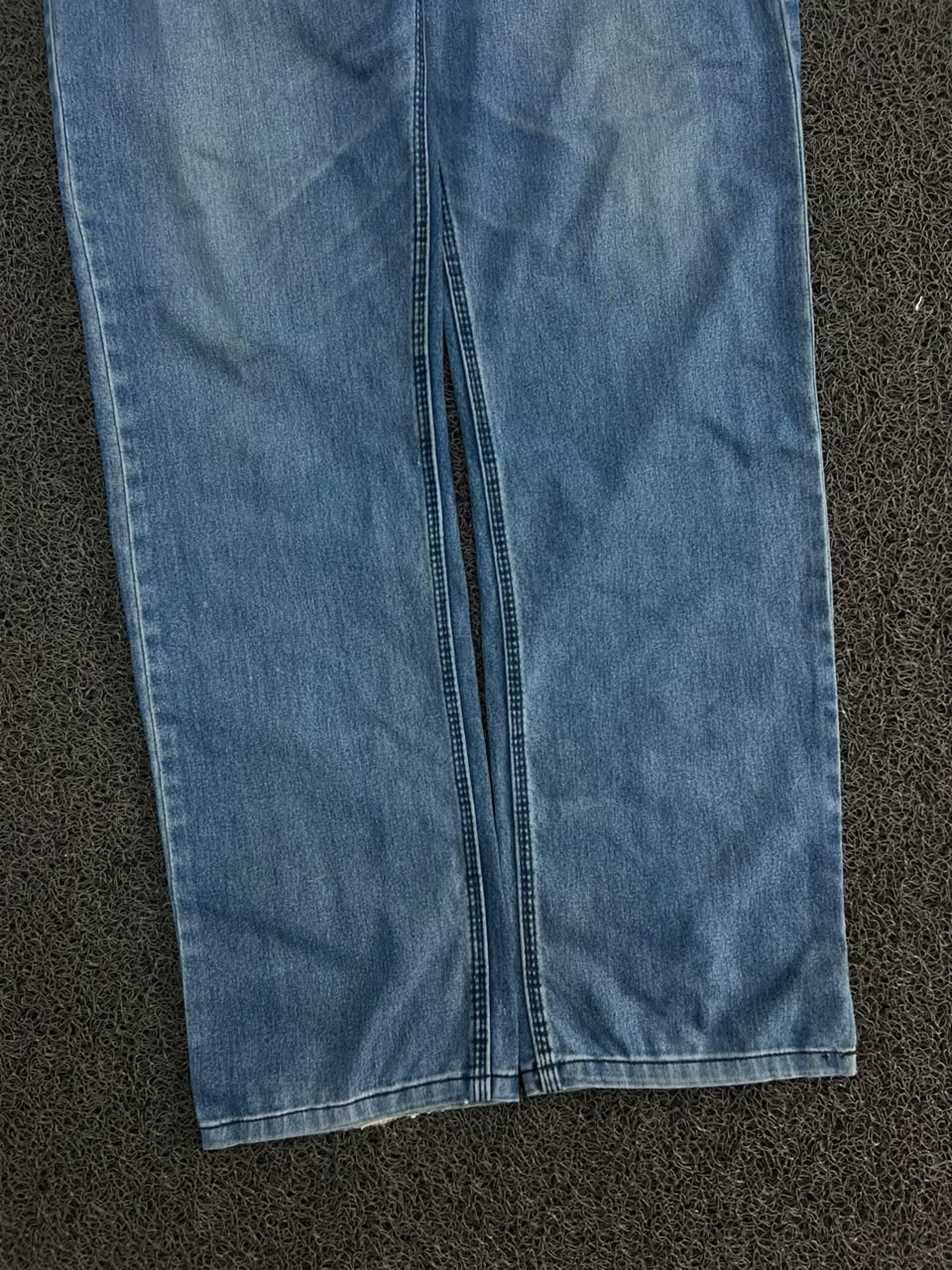 Vintage Light Wash Straight Fit Denim Jeans