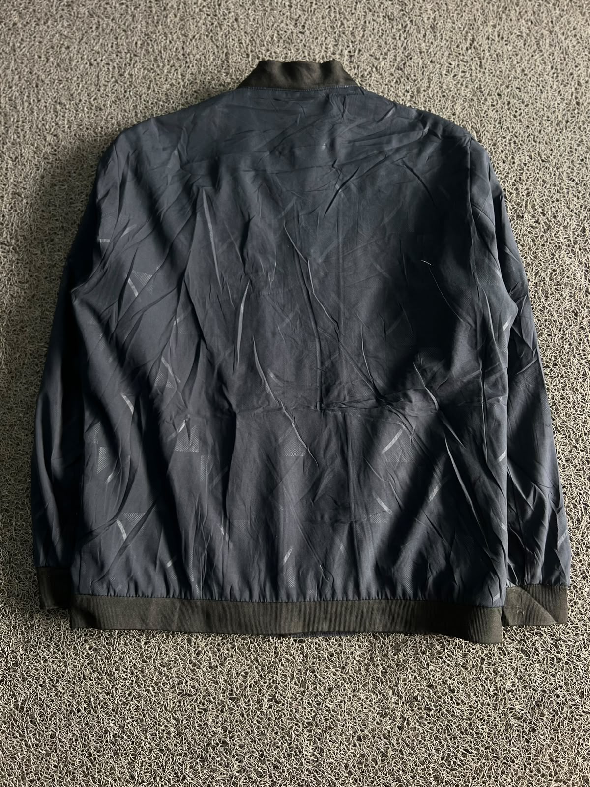 Minglilai Lightweight Zip Bomber Jacket – Ribbed Collar & Zip Pockets ⚠️ Small Stains