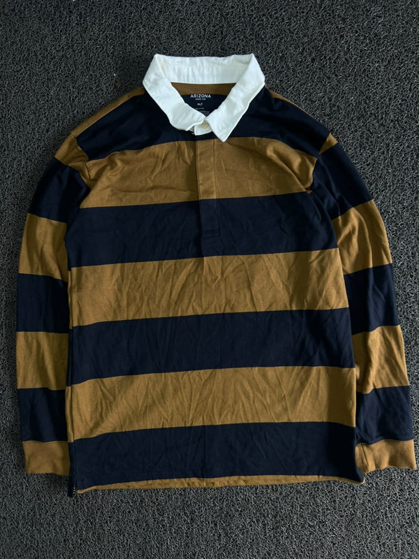 Arizona Jean Co. Striped Rugby-Style Full-Sleeve T-Shirt
