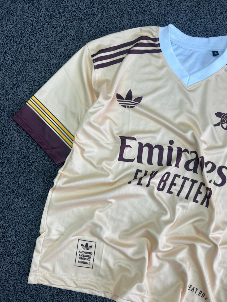 Arsenal Ødegaard #8 Away Football Jersey – Cream Edition