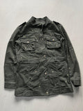Star Embroidered Multi-Pocket Utility Jacket