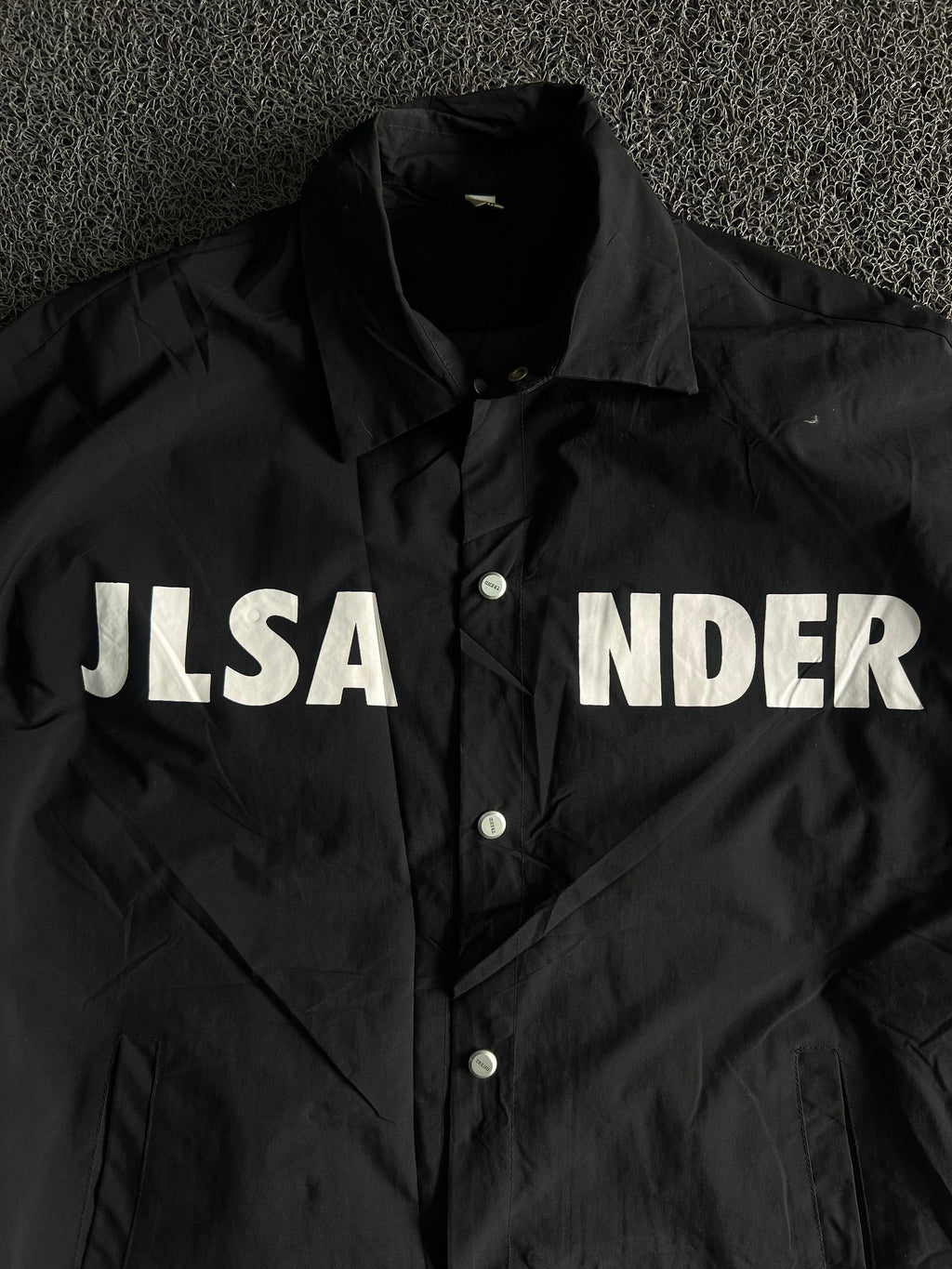 Graphic Coach Jacket – Snap Button Lightweight Windbreaker