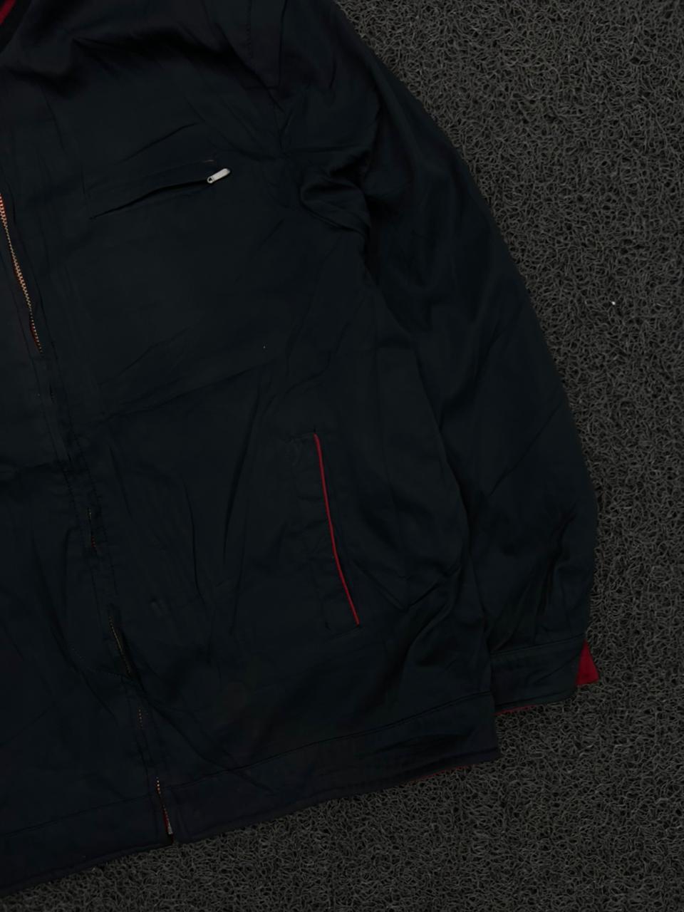 Vintage Reversible Black & Red Full Zip Jacket