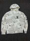 Vintage Camouflage Hooded Windbreaker Jacket | Lightweight Streetwear
