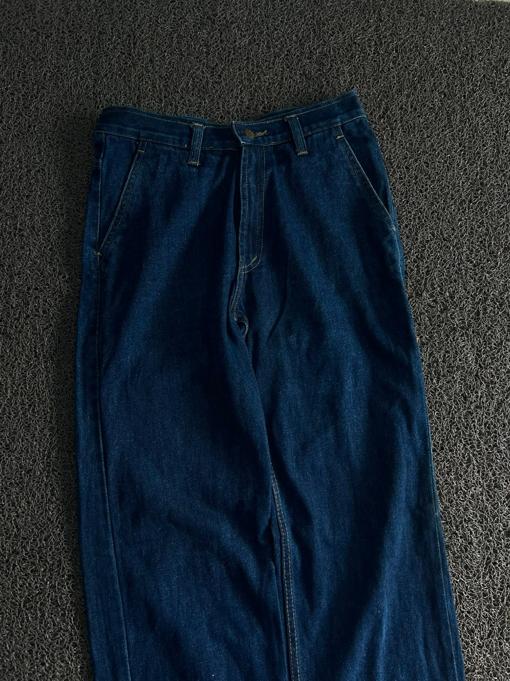 Vintage Dark Wash Wide Leg Thrift Jeans 👖