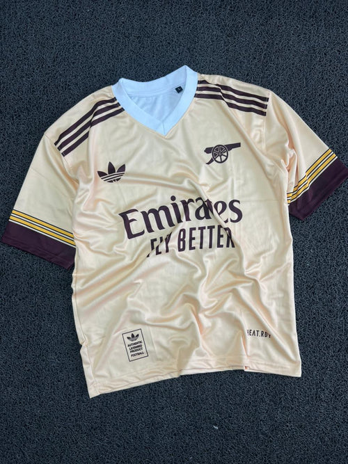 Arsenal Ødegaard #8 Away Football Jersey – Cream Edition