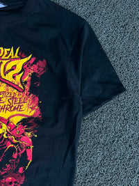 Mean Deal Devil Graphic Motorcycle T-Shirt – Streetwear Biker Tee