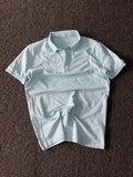 Men's Ice Blue Classic Polo T-Shirt – Premium Cotton, Regular Fit