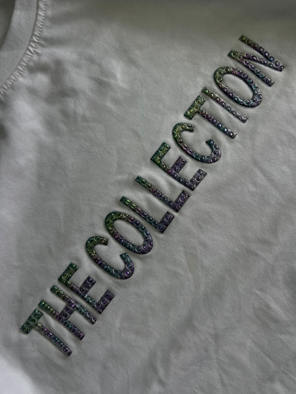 White Graphic Print Crew Neck T-Shirt