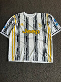Juventus Cristiano Ronaldo #7 Home Jersey 2020/21 – White & Black Football Five Sleeve Jersey