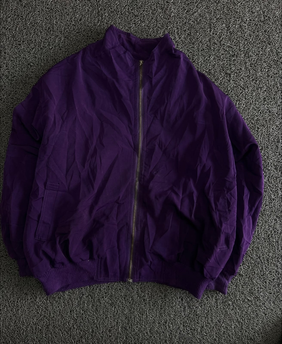 Vintage Purple Zip-Up Jacket
