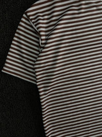 Striped five Sleeve T-Shirt – Ribbed Texture