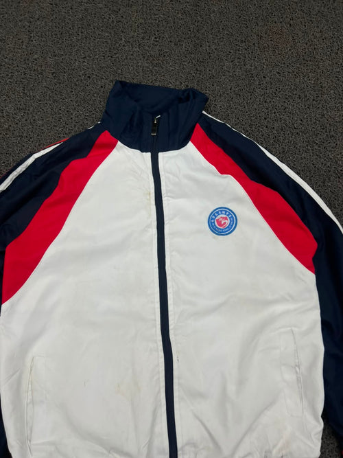 Vintage Colorblock Track Jacket Zip-Up Sports Jacket ⚠️  Minute Stains