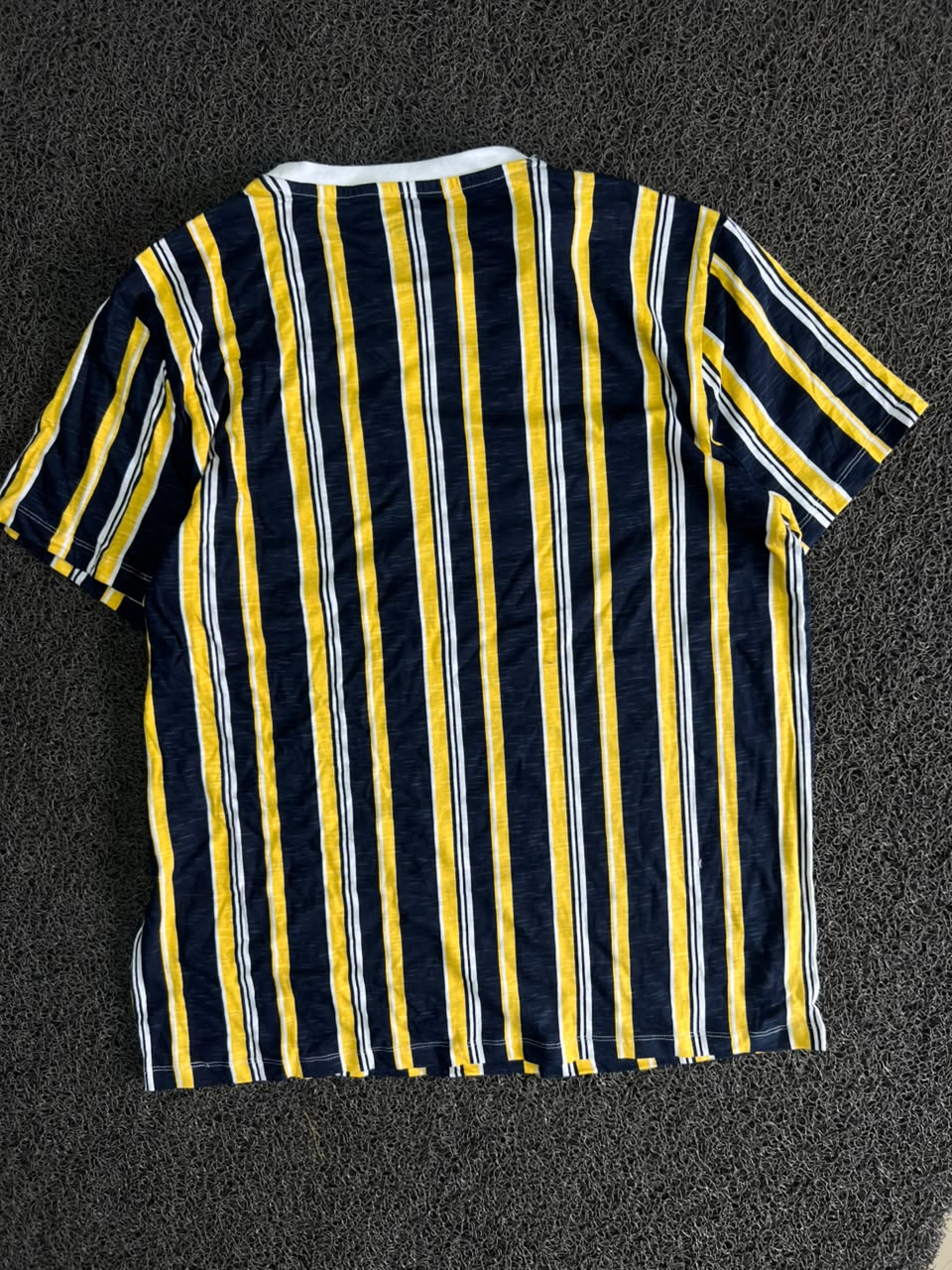 Jack & Jones Originals Men's Vertical Stripe Graphic T-Shirt – Short Sleeve Crew Neck