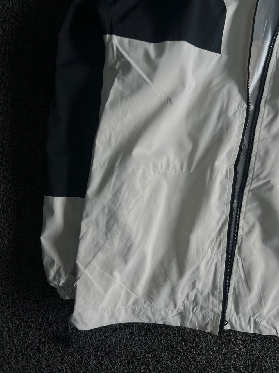 Men's Color Block Hooded Jacket – ⚠️ Zip Missing