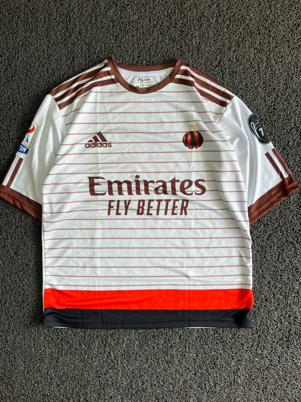 AC Milan Torres #9 White Away Football Five Sleeve Jersey – Adidas | Emirates Fly Bett