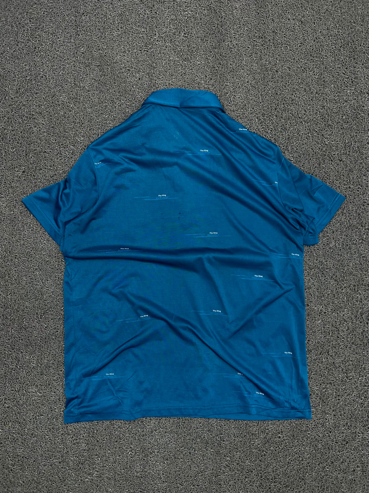 Men’s  Printed Polo T-Shirt with Chest Pocket & Button Placket
